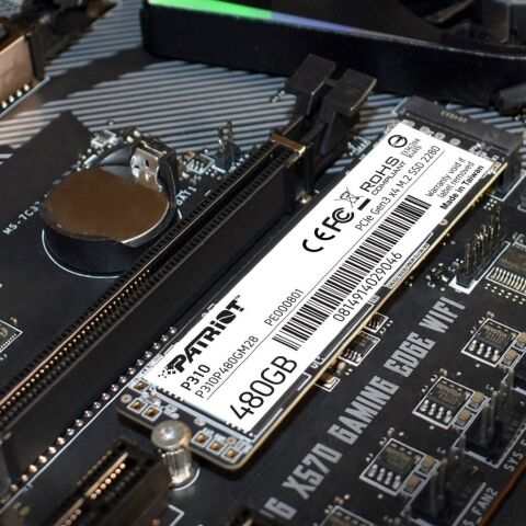 Накопитель SSD M.2 2280 480GB Patriot (P310P480GM28) - Нулевой остаток (Feed)  - Нулевой остаток (Feed) 