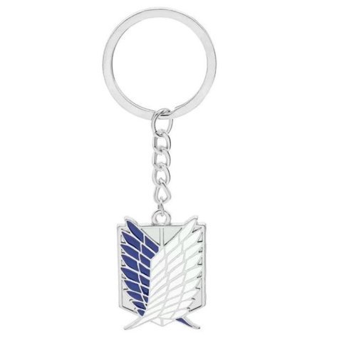 Брелок емблема Розвідкорпус Атака Титанів Attack on Titan метал - -