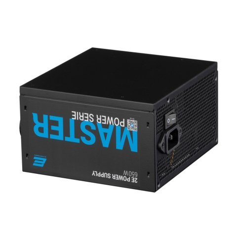 Блок питания 2E MASTER POWER (650W), >80, 80+ White, 120mm, 1xMB 24pin(20+4), 1xCPU 8pin(4+4), 3xMolex, 5xSATA, (2E-MP650-120APFC) - Нулевой остаток (Feed) - Нулевой остаток (Feed)
