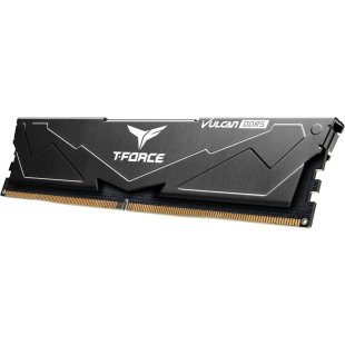 Модуль памяти для компьютера DDR5 32GB (2x16GB) 6000 MHz T-Force Vulcan Black Team (FLBD532G6000HC38JDC01)