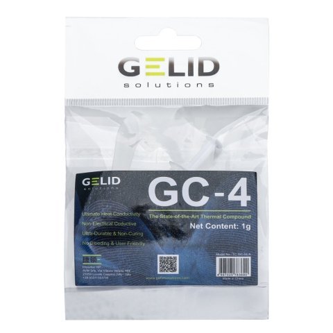 Термопаста Gelid Solutions GC4 1g (TC-GC-04-A) - Термопасты - Термопасты