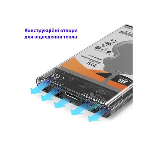 Карман внешний Maiwo 2.5" SATA/SSD HDD - USB3.0 (K2510B) - Аксессуары к HDD  - Аксессуары к HDD 