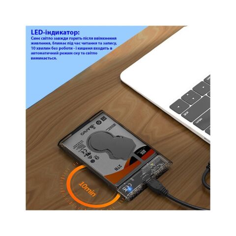 Карман внешний Maiwo 2.5" SATA/SSD HDD - USB3.0 (K2510B) - Аксессуары к HDD  - Аксессуары к HDD 