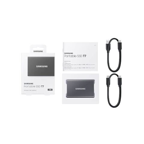Накопитель SSD USB 3.2 1TB T7 Samsung (MU-PC1T0T/WW) - Нулевой остаток (Feed) - Нулевой остаток (Feed)