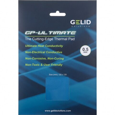 Термопрокладка Gelid Solutions GP-Ultimate Thermal Pad 120x120x2 mm (TP-GP04-S-D) - Нулевой остаток (Feed) - Нулевой остаток (Feed)