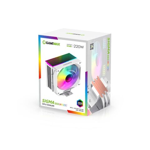 Кулер для процессора Gamemax Sigma 550 Infinity WH - Нулевой остаток (Feed) - Нулевой остаток (Feed)