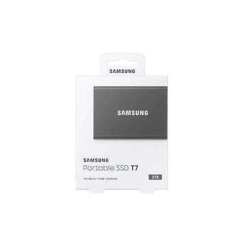 Накопитель SSD USB 3.2 2TB T7 Samsung (MU-PC2T0T/WW) - Нулевой остаток (Feed)  - Нулевой остаток (Feed) 