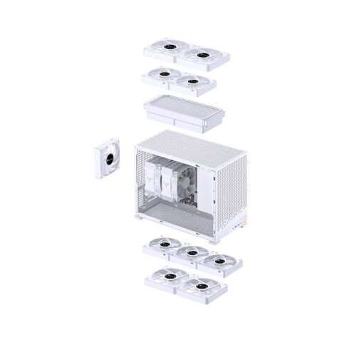 Корпус для ПК JONSBO D32 PRO White - Нулевой остаток (Feed) - Нулевой остаток (Feed)