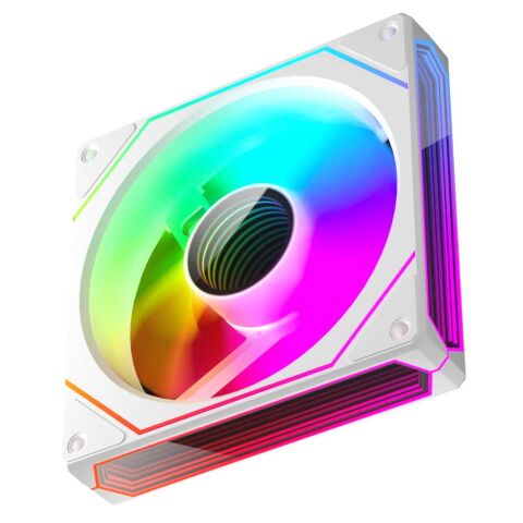 Кулер для корпуса Zezzio PRISM 6 Pro ARGB White - Нулевой остаток (Feed)  - Нулевой остаток (Feed) 