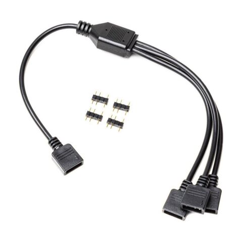 Контроллер вентилятора Ekwb EK-Loop D-RGB 3-Way Splitter Cable (3831109848067) - Нулевой остаток (Feed)  - Нулевой остаток (Feed) 