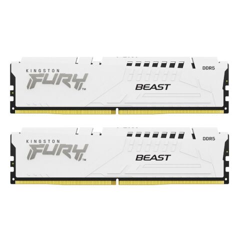 Модуль памяти для компьютера DDR5 32GB (2x16GB) 6000 MHz Beast White EXPO Kingston Fury (ex.HyperX) (KF560C30BWEK2-32) - Модули памяти для компьютера  - Модули памяти для компьютера 