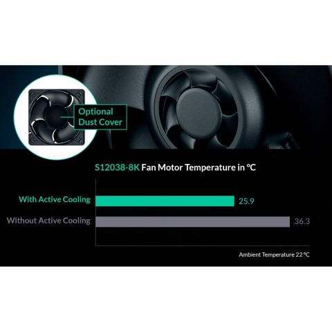 Кулер для корпуса Arctic S12038-8K (ACFAN00294A) - Нулевой остаток (Feed)  - Нулевой остаток (Feed) 