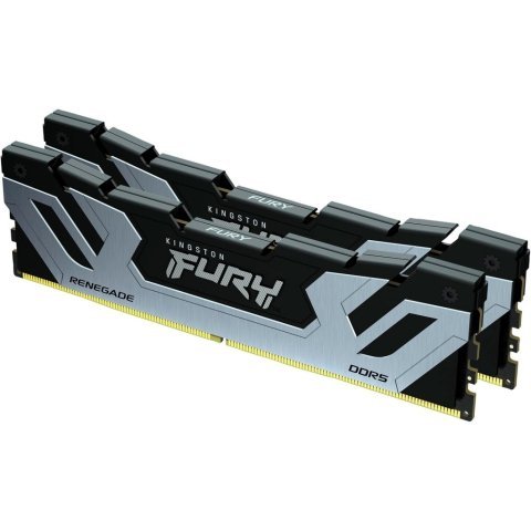 Модуль памяти для компьютера DDR5 48GB (2x24GB) 8400 MHz Silver XMP Kingston Fury (ex.HyperX) (KF584CU40RSK2-48) - Нулевой остаток (Feed) - Нулевой остаток (Feed)