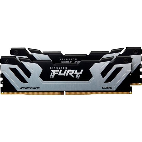 Модуль памяти для компьютера DDR5 48GB (2x24GB) 8400 MHz Silver XMP Kingston Fury (ex.HyperX) (KF584CU40RSK2-48) - Нулевой остаток (Feed) - Нулевой остаток (Feed)