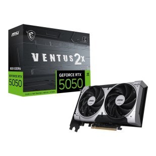 Видеокарта MSI GeForce RTX5050 8Gb VENTUS 2X OC (RTX 5050 8G VENTUS 2X OC)