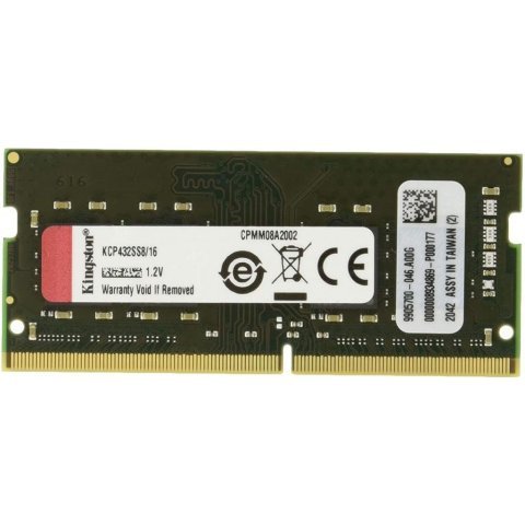 Модуль памяти для ноутбука SoDIMM DDR4 16GB 3200 MHz Kingston (KCP432SS8/16) - Нулевой остаток (Feed) - Нулевой остаток (Feed)