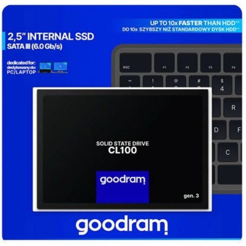Накопитель SSD 2.5" 240GB Goodram (SSDPR-CL100-240-G3) - Нулевой остаток (Feed)  - Нулевой остаток (Feed) 