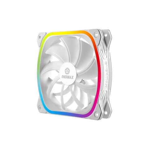 Кулер для корпуса Enermax SquA RGB White (UCSQARGB12P-W-SG) - Нулевой остаток (Feed)  - Нулевой остаток (Feed) 