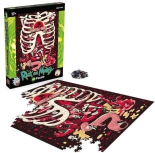 Пазл Winning Moves Rick and Morty Puzzle Anatomy Park Рик и Морти (1000 деталей)