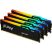 Модуль памяти для компьютера DDR5 128GB (4x32GB) 5600 MHz Beast RGB XMP Kingston Fury (ex.HyperX) (KF556C40BBAK4-128) - Модули памяти для компьютера  - Модули памяти для компьютера 