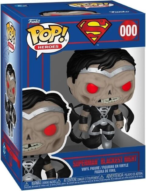 Фігурка Funko DC Heroes: Superman Blackest Night фанко Супермен Темна Ніч 000 -   -  