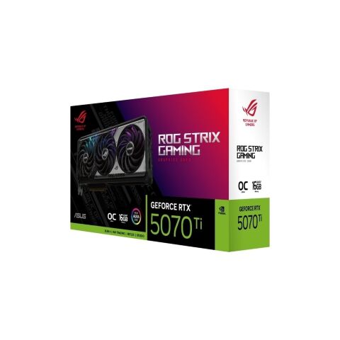 Видеокарта ASUS GeForce RTX5070 Ti 16GB ROG STRIX OC GAMING (ROG-STRIX-RTX5070TI-O16G-GAMING) - Нулевой остаток (Feed) - Нулевой остаток (Feed)