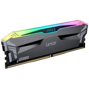 Модуль памяти для компьютера DDR5 32GB (2x16GB) 6000 MHz Ares RGB Black Lexar (LD5BU016G-R6000GDLA)