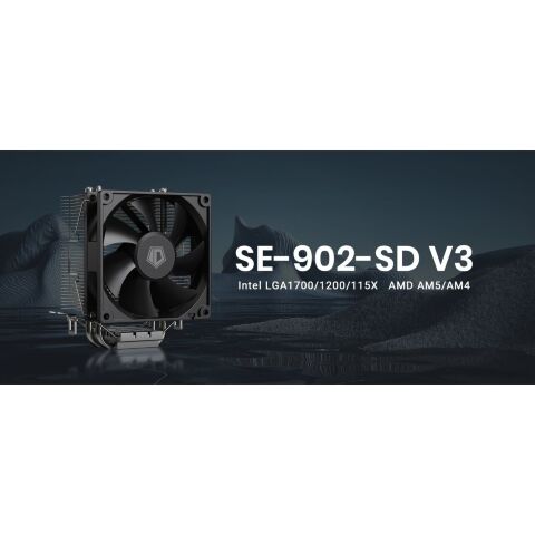 Кулер для процессора ID-Cooling SE-902-SD V3 - Нулевой остаток (Feed) - Нулевой остаток (Feed)