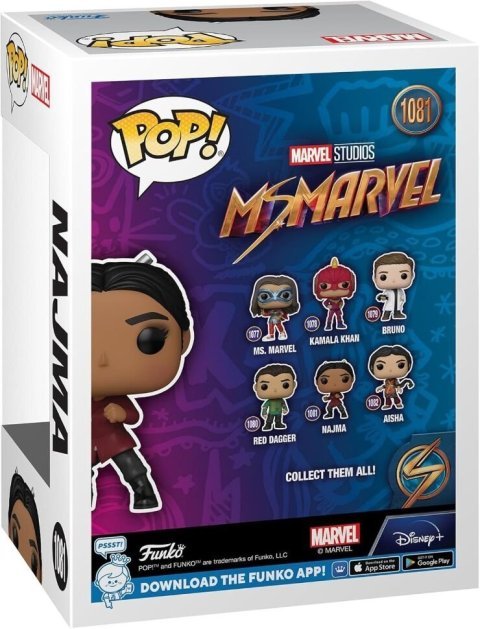 Фігурка Funko Marvel Television: Ms. Marvel Najma фанко Місс Марвел Наджма 1081 - -