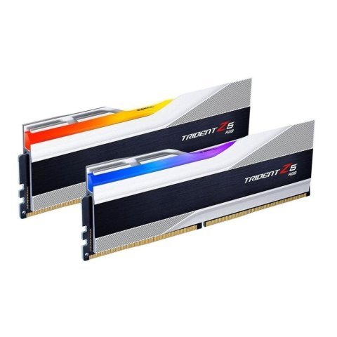 Модуль памяти для компьютера DDR5 32GB (2x16GB) 6800 Trident Z5 RGB Silver G.Skill (F5-6800J3445G16GX2-TZ5RS) - Нулевой остаток (Feed) - Нулевой остаток (Feed)