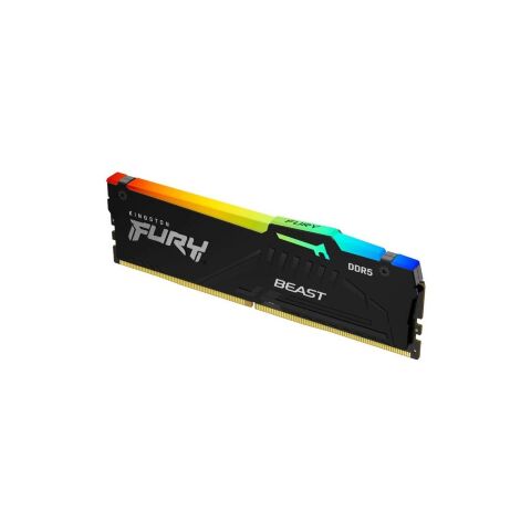 Модуль памяти для компьютера DDR5 16GB 5600 MHz Beast RGB AM5 Black Kingston Fury (ex.HyperX) (KF556C36BBEA-16) - Модули памяти для компьютера  - Модули памяти для компьютера 