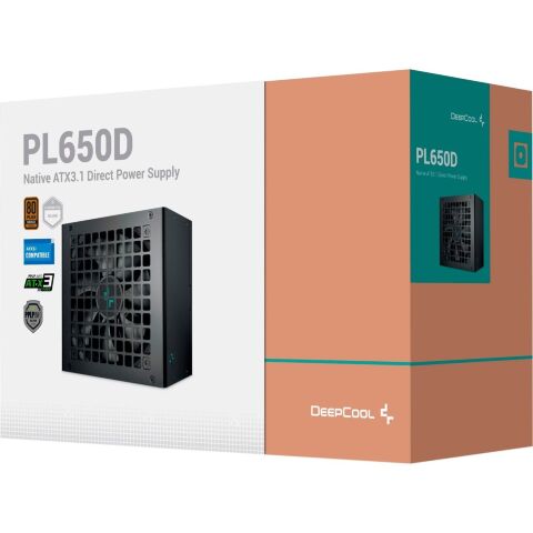 Блок питания Deepcool 650W PL650D (R-PL650D-FC0B-EU-V2) - Нулевой остаток (Feed) - Нулевой остаток (Feed)
