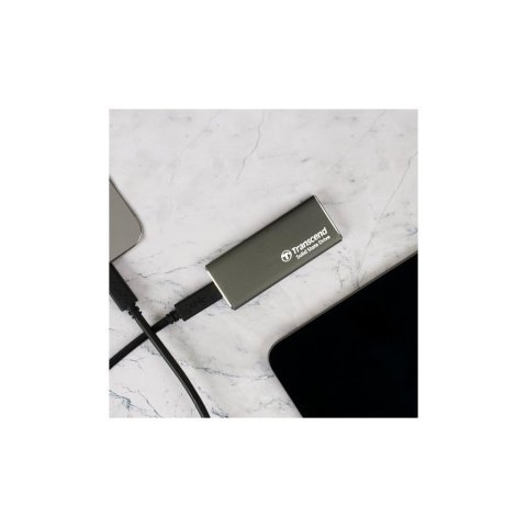 Накопитель SSD USB-C 500GB Transcend (TS500GESD265C) - Нулевой остаток (Feed) - Нулевой остаток (Feed)