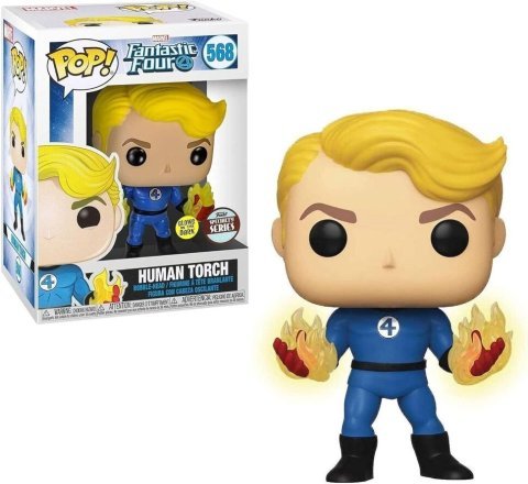 Фигурка Funko Marvel: Fantastic Four Human Torch Фантастическая четвёрка Человек факел (Exclusive) 568 - -