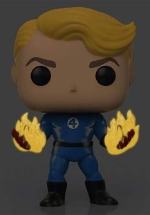 Фигурка Funko Marvel: Fantastic Four Human Torch Фантастическая четвёрка Человек факел (Exclusive) 568