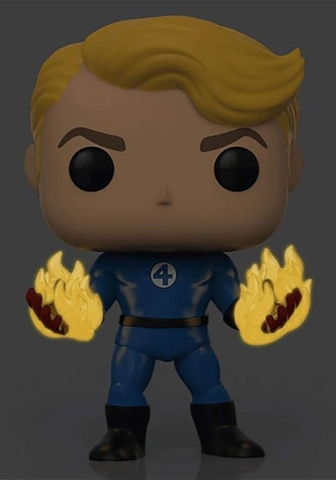 Фигурка Funko Marvel: Fantastic Four Human Torch Фантастическая четвёрка Человек факел (Exclusive) 568 - -