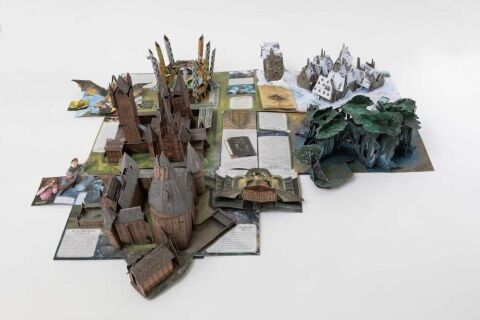 Книга 3D карта Хогвартс Гаррі Поттер Harry Potter: A Pop-Up Guide to Hogwarts (Тверда палітурка) (Eng) -   -  