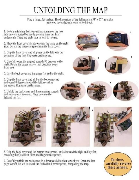 Книга 3D карта Хогвартс Гаррі Поттер Harry Potter: A Pop-Up Guide to Hogwarts (Тверда палітурка) (Eng) -   -  