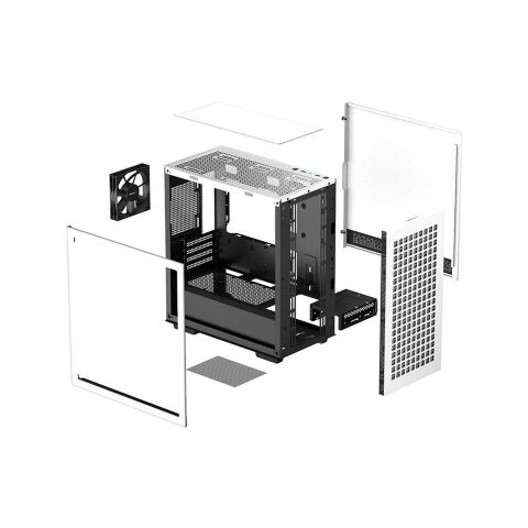 Корпус для ПК Deepcool CH370 White (R-CH370-WHNAM1-G-1) - Нулевой остаток (Feed) - Нулевой остаток (Feed)