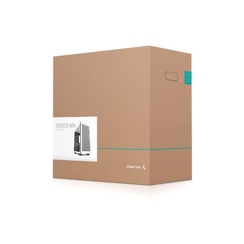 Корпус для ПК Deepcool CH370 White (R-CH370-WHNAM1-G-1) - Нулевой остаток (Feed) - Нулевой остаток (Feed)
