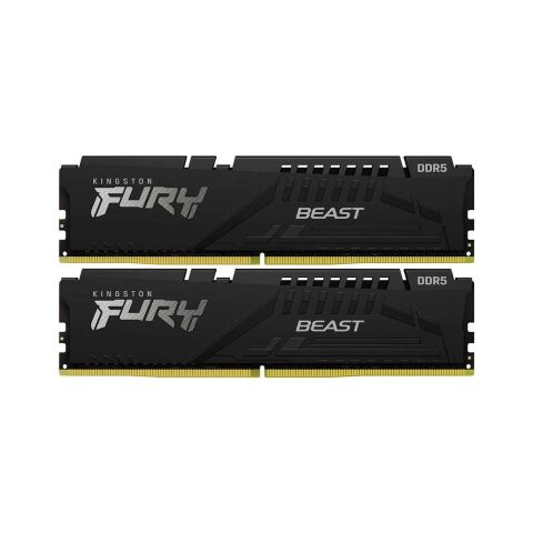 Модуль памяти для компьютера DDR5 32GB (2x16GB) 6000 MHz Fury Beast Black Kingston Fury (ex.HyperX) (KF560C36BBE2K2-32) - Нулевой остаток (Feed) - Нулевой остаток (Feed)