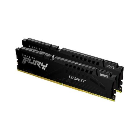 Модуль памяти для компьютера DDR5 32GB (2x16GB) 6000 MHz Fury Beast Black Kingston Fury (ex.HyperX) (KF560C36BBE2K2-32) - Нулевой остаток (Feed) - Нулевой остаток (Feed)