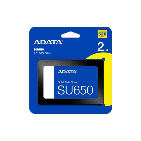Накопитель SSD 2.5" 2TB Ultimate SU650 ADATA (ASU650SS-2TT-R) - Внутренние SSD  - Внутренние SSD 