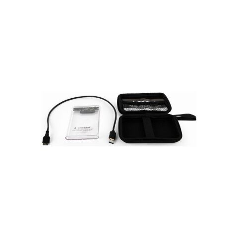 Карман внешний Gembird 2.5", USB 3.0, прозрачный (EE2-U3S9-6) - Нулевой остаток (Feed)  - Нулевой остаток (Feed) 