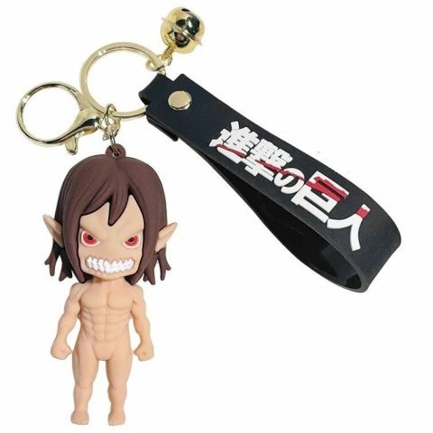 Брелок подвеска на рюкзак Attack on Titan Атака Титанов Эрен Eren 3D Keychain Anime Backpack - -
