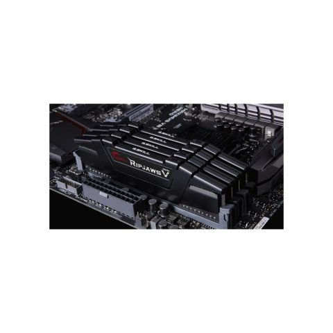 Модуль памяти для компьютера DDR4 128GB (4x32GB) 3600 MHz RipjawsV Black G.Skill (F4-3600C18Q-128GVK) - Нулевой остаток (Feed) - Нулевой остаток (Feed)