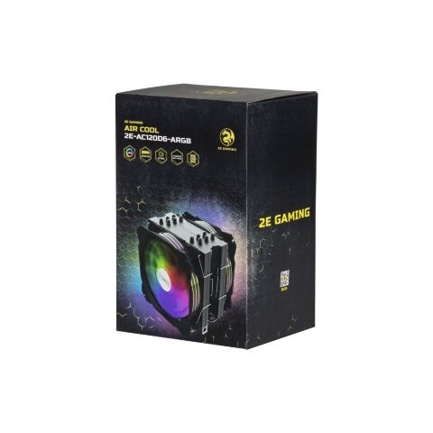 Кулер для процессора 2E GAMING AIR COOL (2E-AC120D6-ARGB) - Нулевой остаток (Feed) - Нулевой остаток (Feed)