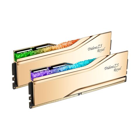 Модуль памяти для компьютера DDR5 64GB (2x32GB) 6000 MHz Trident Z5 Royal Gold G.Skill (F5-6000J2836G32GX2-TR5G) - Нулевой остаток (Feed) - Нулевой остаток (Feed)