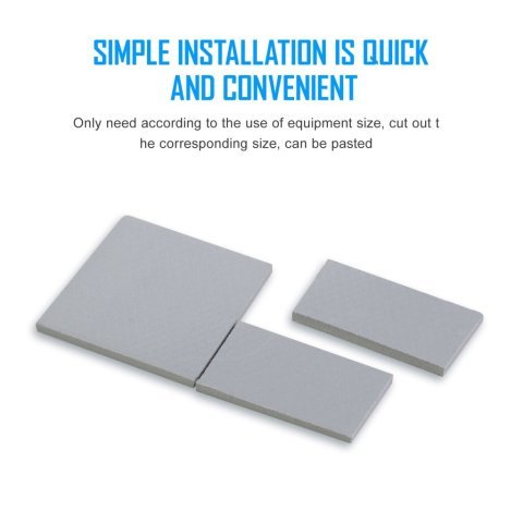 Термопрокладка Zezzio Thermal Pad 12.8 W/mK 85х45x1 мм - Нулевой остаток (Feed) - Нулевой остаток (Feed)