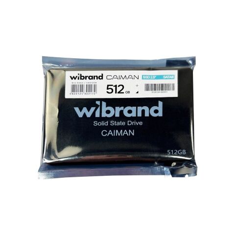 Накопитель SSD 2.5" 512GB Caiman Wibrand (WI2.5SSD/CA512GB) - Внутренние SSD  - Внутренние SSD 